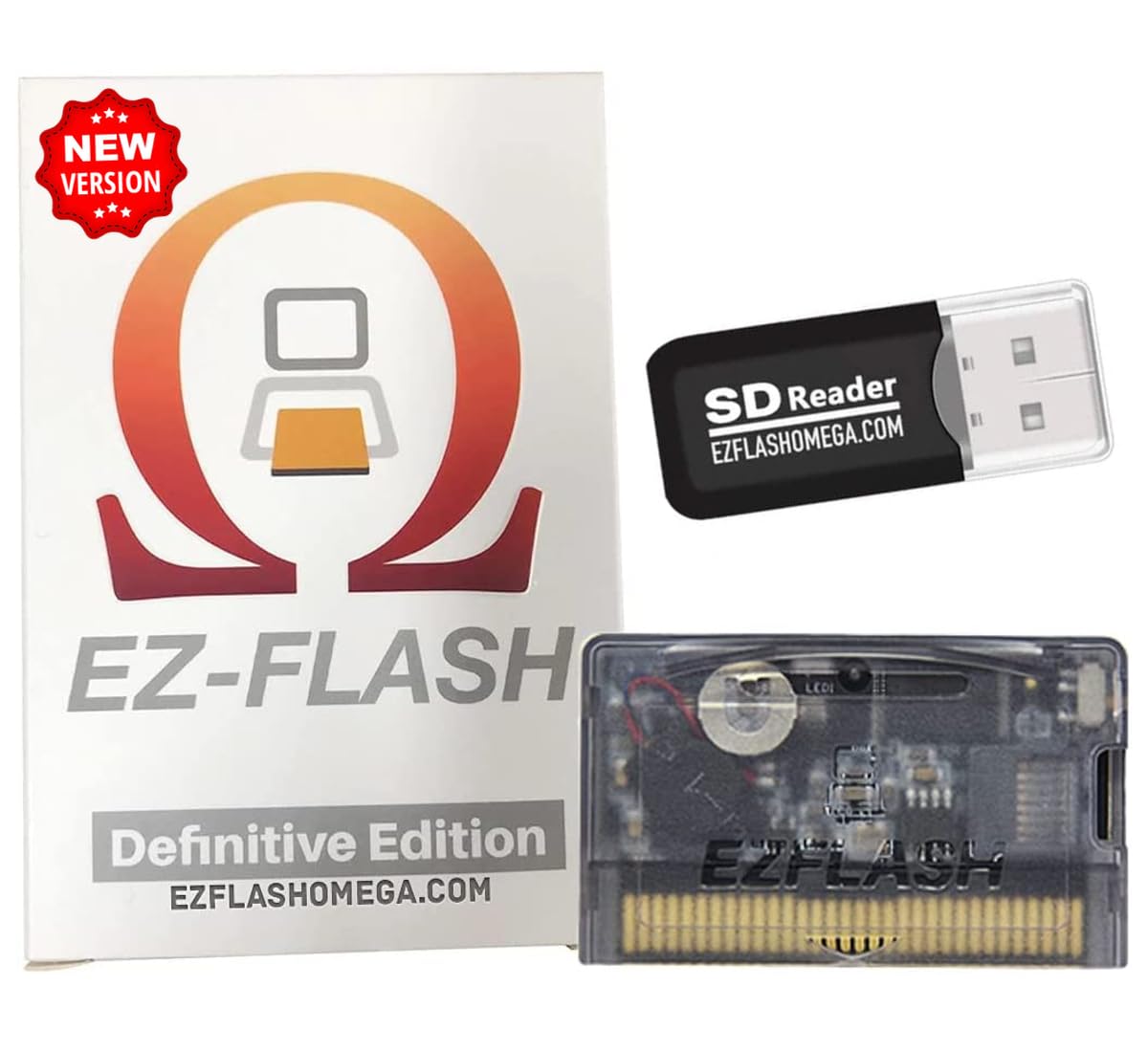EZ Flash Omega Edición Definitiva EZFlash tarjeta de juego EZ-Flash para GBA GBA SP DS NDS NDS Lite iDSL IMPEX Source