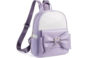 Telena Small Backpack Purse for Women Girls Cute Mini Leather Backpack Travel Shoulder Bags