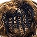 SWACC 10 Inch Short Straight Bob Wig with Bangs Synthetic Colorful Cosplay Daily Party Flapper Wig for Women with Wig Cap (Brown)