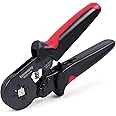 Ferrule Crimping Tool,Knoweasy HSC8 6-4A Crimping Tool and Wire Ferrule Crimper Used for 0.25-6.0mm²/AWG23-10 Cable End Sleeves