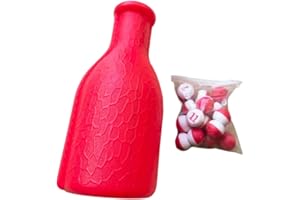 QSTDGVPW Scoring Numbered Ball Set Contains Tally Bottle Billiard Numbered Peas Pill Pool Dice Game Accessories Crafted with 