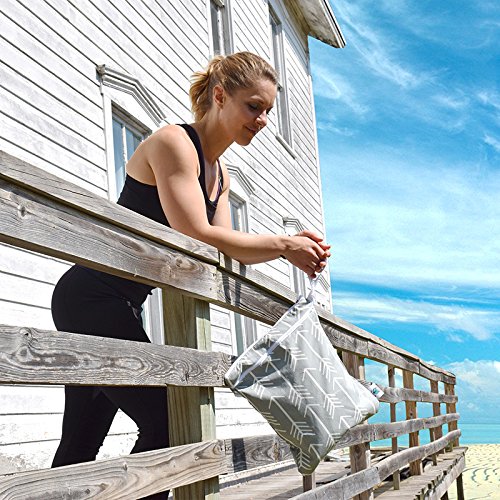 Planet Wise Wet/Dry Bag, Jelly Jubilee, Made in The USA