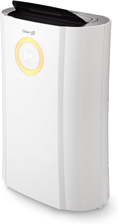 Amazon De Luftentfeuchter Und Luftreiniger Ca 704 Bis 10l Pro Tag Fur Raume Bis 40m Inkl Hygrostat Farbmonitor Ionisator Timer Und Uvc Lampe