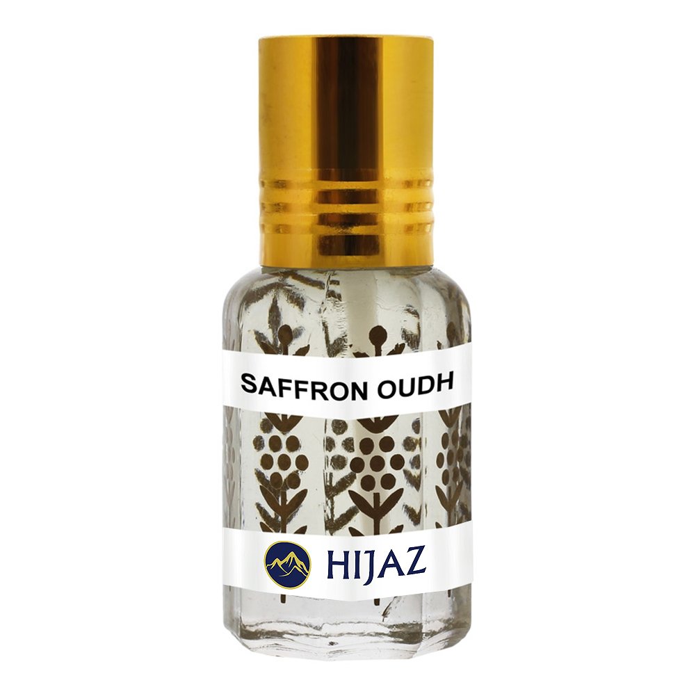 Saffron Oud Authentic Arabian Scented Perfume Oil Alcohol