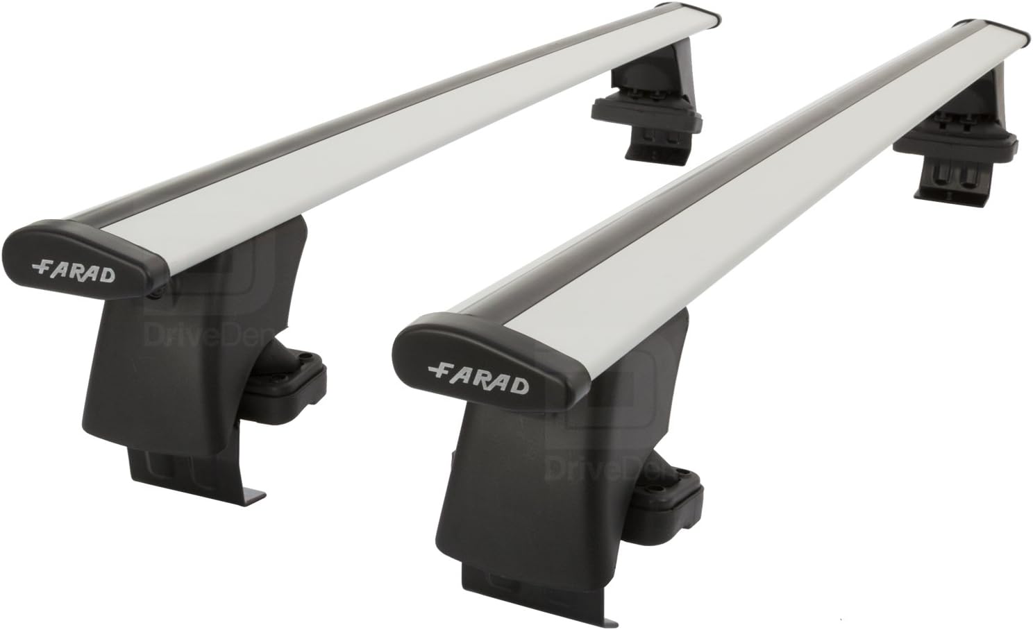 Farad Pro FAALU200 Aluminium Silver Wing Roof Bar Set (Normal Roof