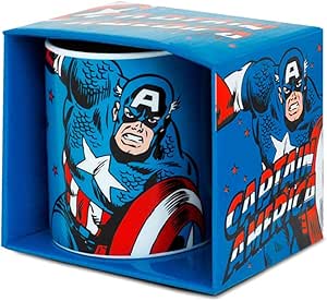 Marvel Comics - Taza de café, diseño del Capitán América ...