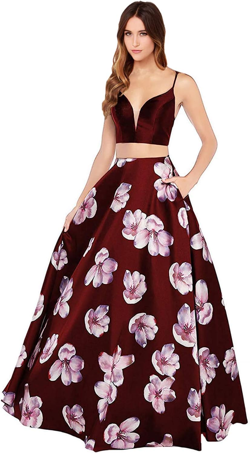 LL Bridal Women's V Neck Prom Dresses Party Ball Gown Llap11