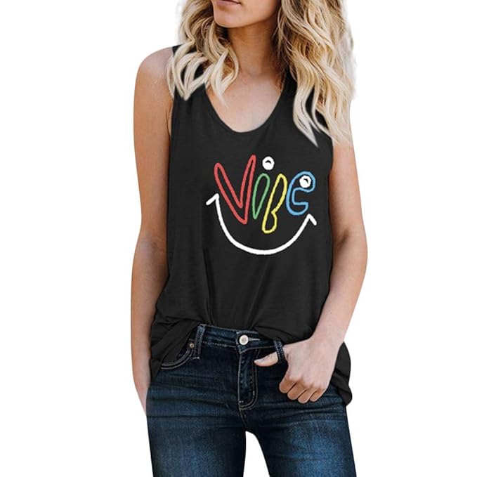 BOBOLover Camisetas Tirantes Mujer Camiseta Sin Mangas ...