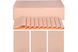 LNRUEG Tattoo Practice Skins 90 Pcs - 7.5×5.5in Fake Tattoo Skins for Practicing, Double Sided Blank Practice Skin for Tattooing, Microblading Eyebrow Practice Skin for Beginners and Experienced Artists