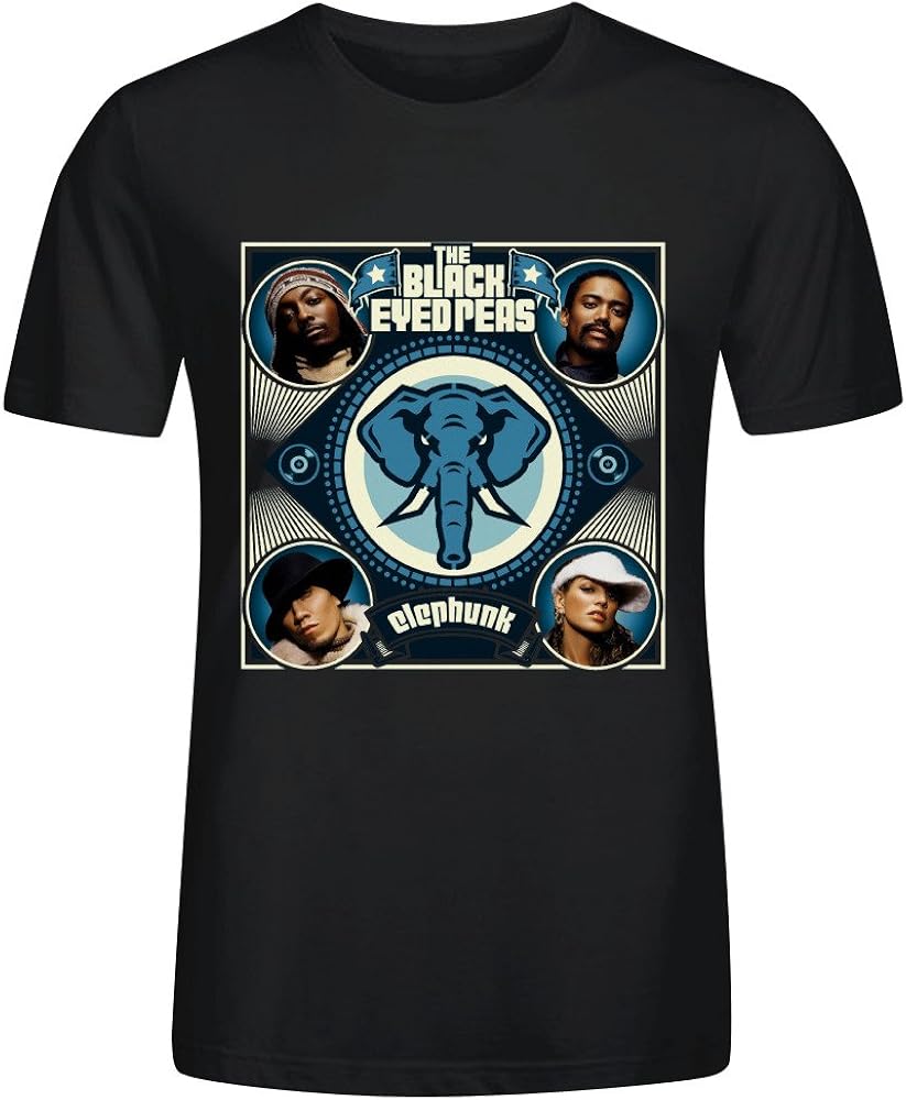 The Black Eyed Peas Elephunk T Shirt Mens Black