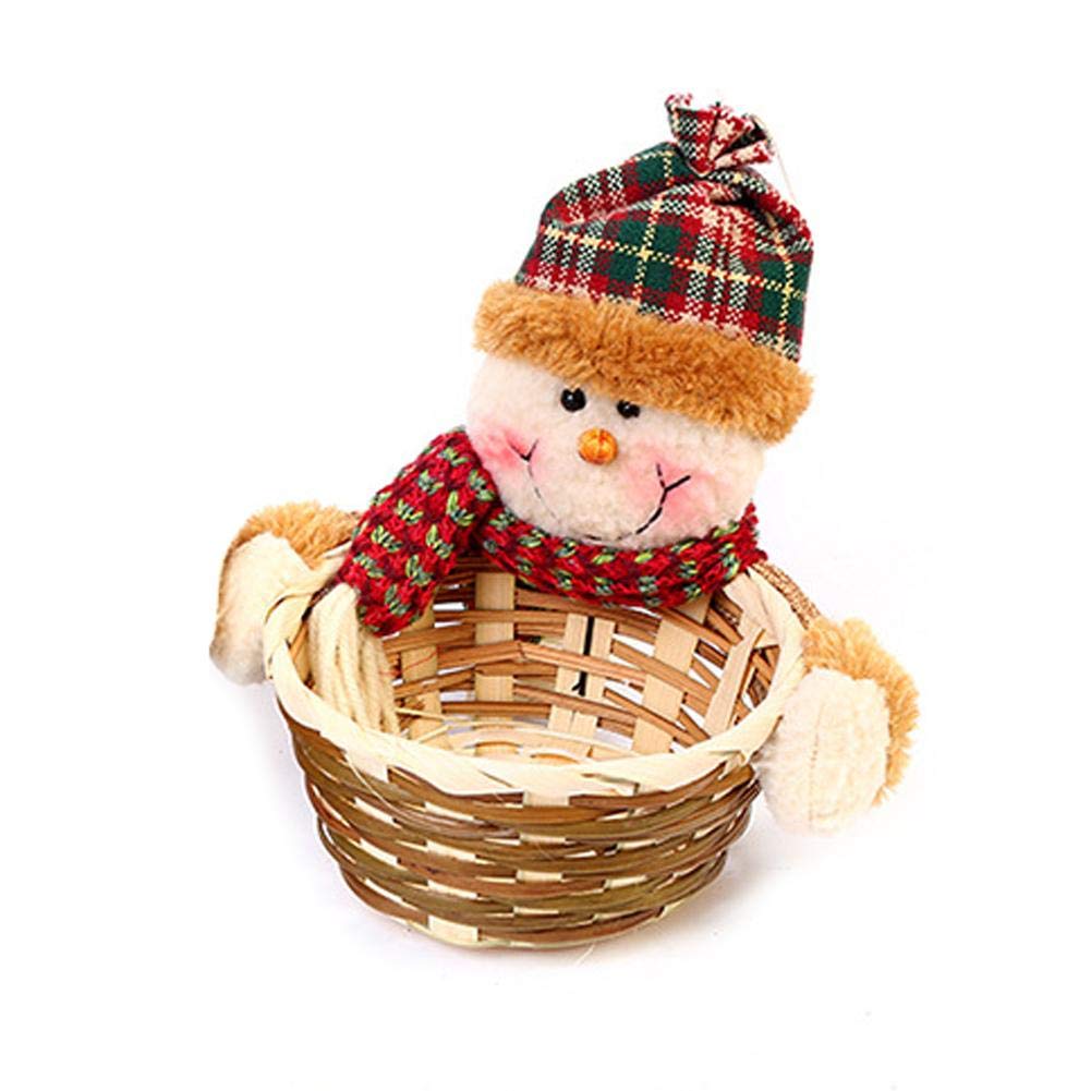 Navidad Almacenamiento de dulces de Navidad decoración de Navidad