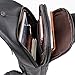Full Grain Leather Crossbody Sling Bag Anti Theft Chest Backpack Outdoor Travel Hiking Sports Daypacks