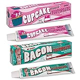 Cupcake AND Bacon Toothpaste (2 pack: 1 of each)