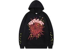 Sybnwnwm Punk Hoodie Men Spider Web Blast Print Y2K Grunge Sweatshirt Hoodies Gothic Streetwear Pullover Yputh