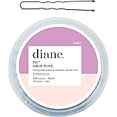 Diane 1.75 inch Hair Pins, Black, 300 Count