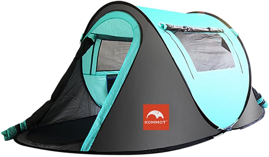 Allight Outdoor Pop-up Beach 1395040 Beach Tent Family Tent Automatic Quick 1 Seconds Moisture Resistant Sunscreen UV Protection 50 +/Portable Super Light Suitable for 2 or 3 Person Blue