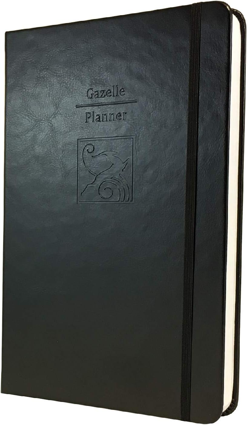 Gazelle Planner Pro, Guided Daily Planning to Improve Organization, Time Management & Success. Daily, Monthly & Weekly Goals