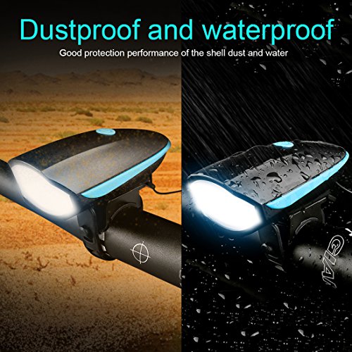 4 LETOUR+Rechargeable+Bicycle+Waterproof+Lighting