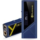 Surfans X10 Portable Headphone Amplifier, USB-C Dongle DAC &amp; DAC Amp with 3.5mm SE/4.4mm Balanced Outputs, 522mW ES9028Q2M Hi-Res Audio Adapter for IEMs, iPhone, Android, PC/Mac, Blue