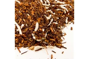 BUFFALO BUCK'S COFFEE Caramel Rooibos Tea Loose Leaf Flavored Red Tea with Sweet Caramel Natural Flavoring Essence - 1 Pound