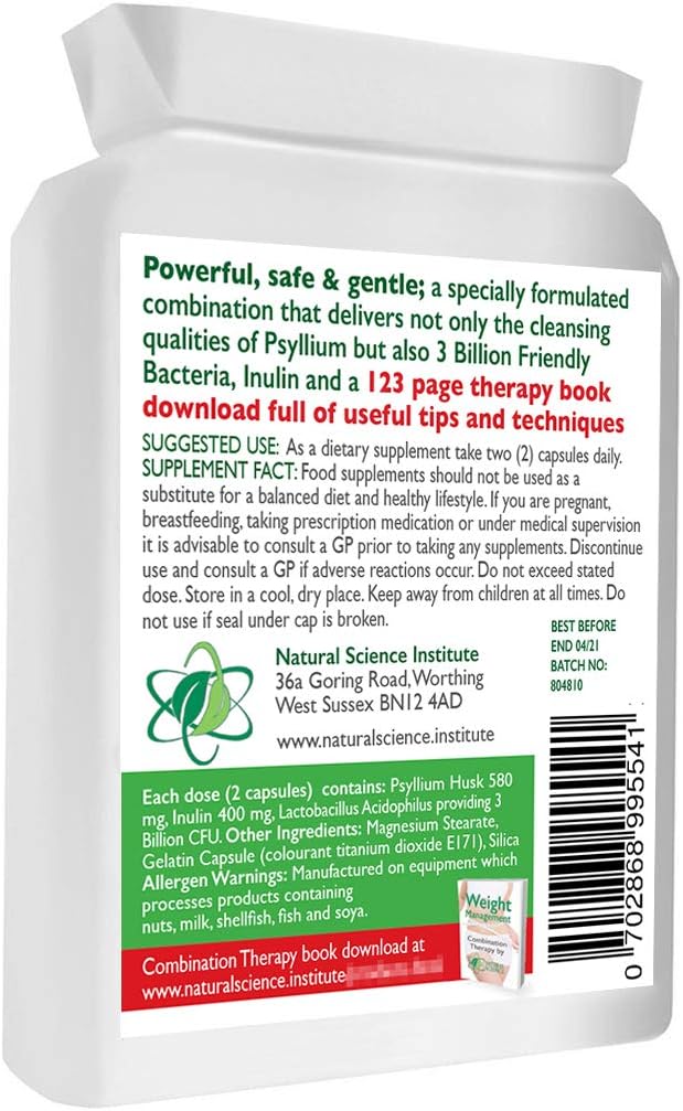 Powerful & Gentle Colon & Bowel Cleanse + Probiotic Support + Weight Loss ebook Download, 60 Count (Pack of 1) - Image 4