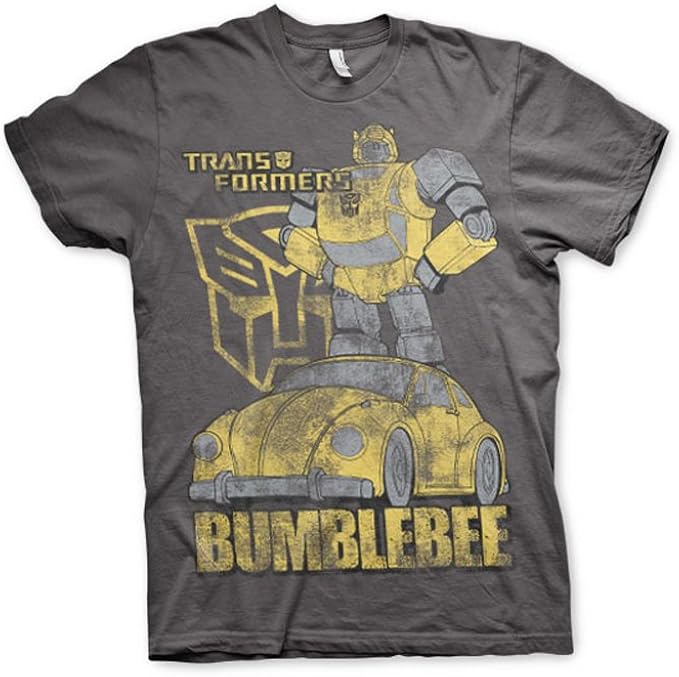 TRANSFORMERS Officially Licensed Merchandise Bumblebee Distressed T