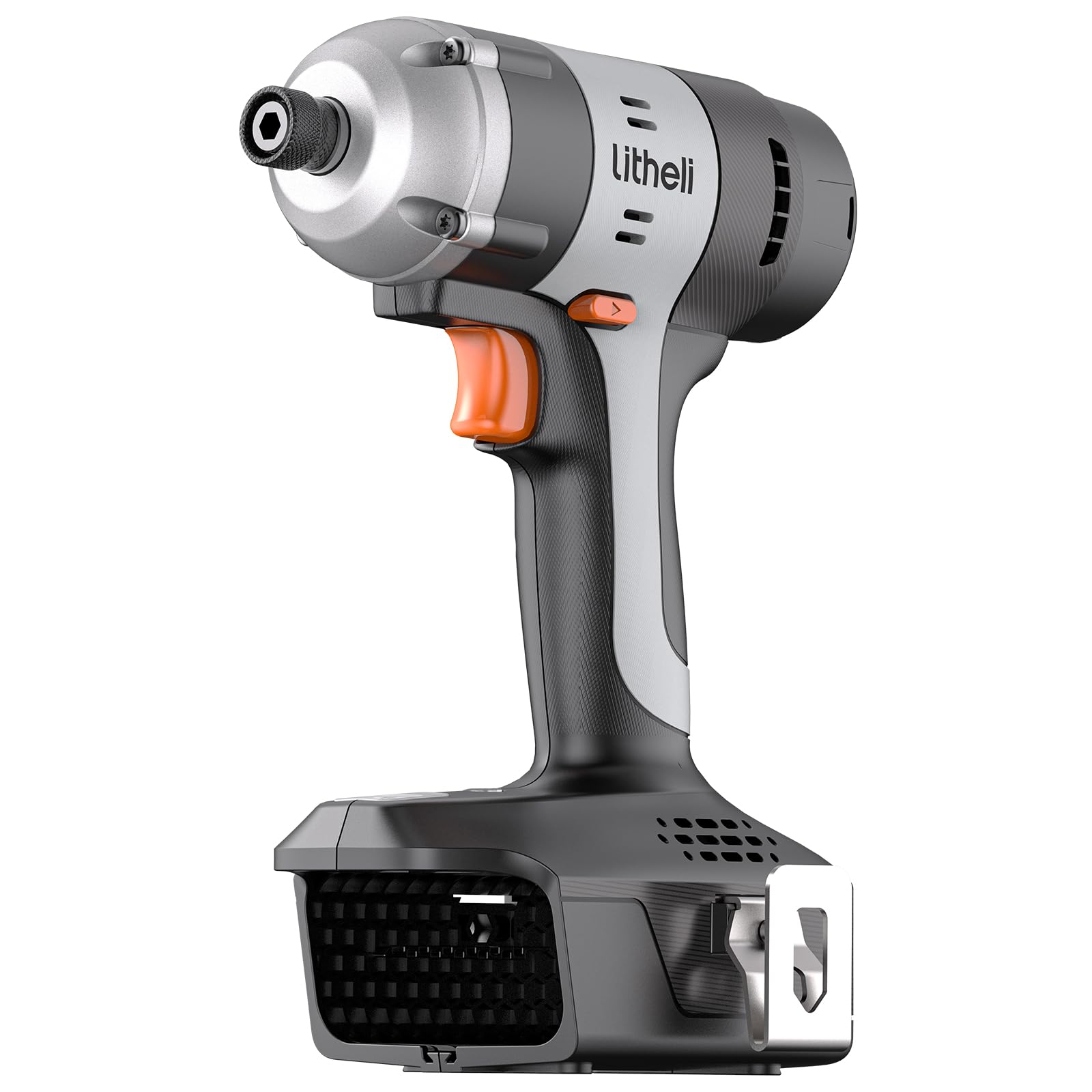 Litheli 20V Cordless Impact Driver, 1593 in-lbs Max Torque, 1/4 in. Hex Power Drill/Driver (Battery and Charger not Included)