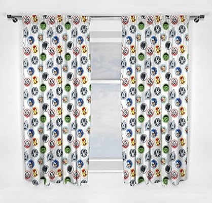 Marvel Avengers Strong Childrens Bedroom 54 Inch Curtains