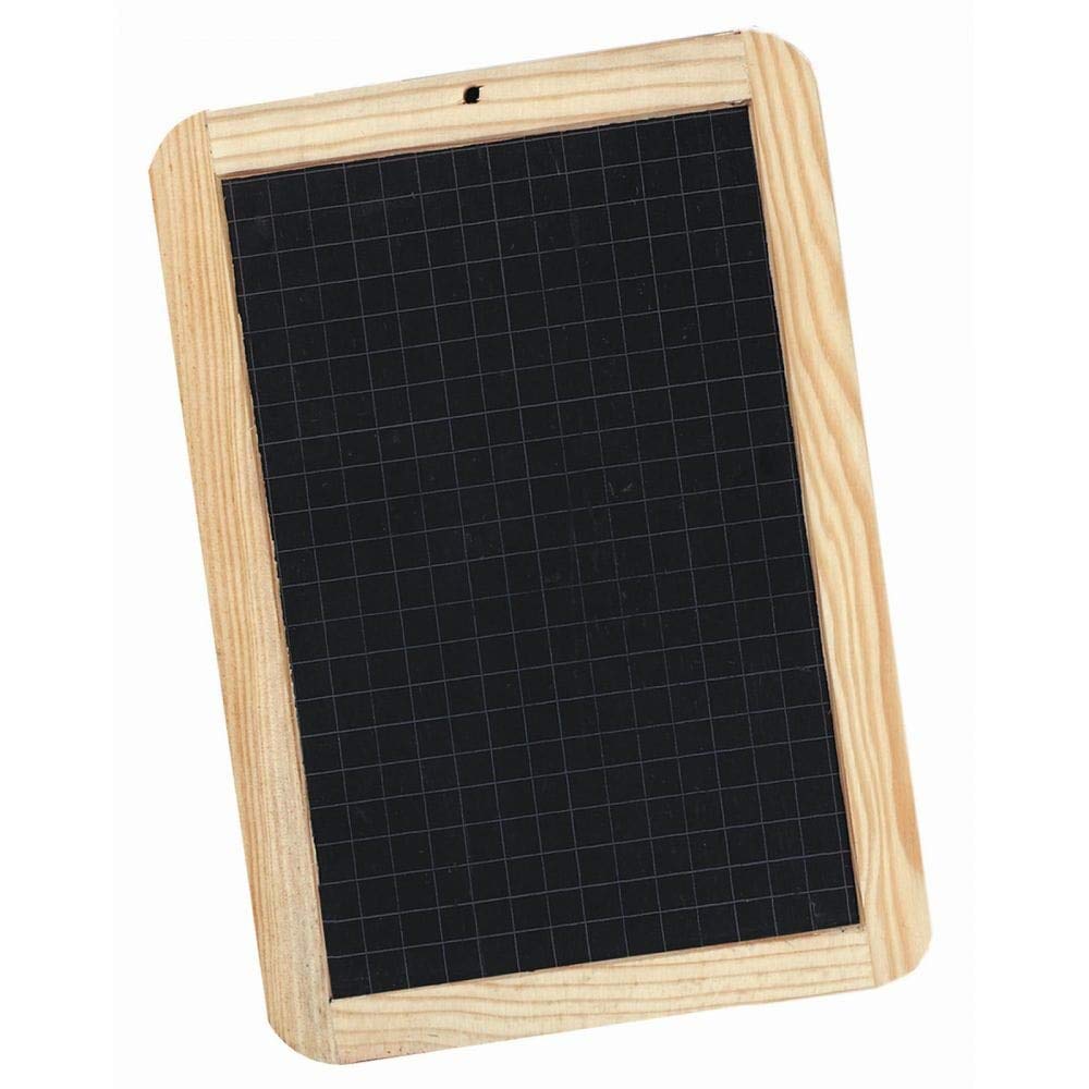 GIOTTO Black Slate Chalk Board with Grid, 18 x 26cm, For Children and Schools