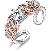 Peireara Mom Mother Ring for Women 925 Sterling Silver Adjustable Mom Rings Mothers Day Jewelry Gifts for Women Mom
