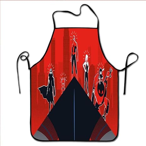 Amazon 女性のためのエプロン男性女の子スパイダーマンインスパイダーバースピーターパーカースパイダーグウェンスパイダーハムスパイダーノワールペニ パーカーユニセックスキッチンよだれかけエプロン 72 X 52 Cm エプロン オンライン通販
