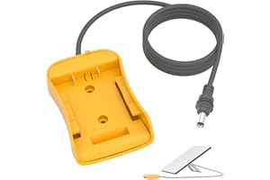 MaySpare Starlink Mini Battery Adapter, Power Cable Compatible with De.Walt 20V Battery, Starlink Mini Accessories DC 3.2FT 18AWG Power Cable