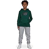 New Balance Boys & Toddlers Athletic 2 Piece – Soft Cotton Blended Fleece Hoodie & Joggers Active Sweatsuit Set (2T-12)