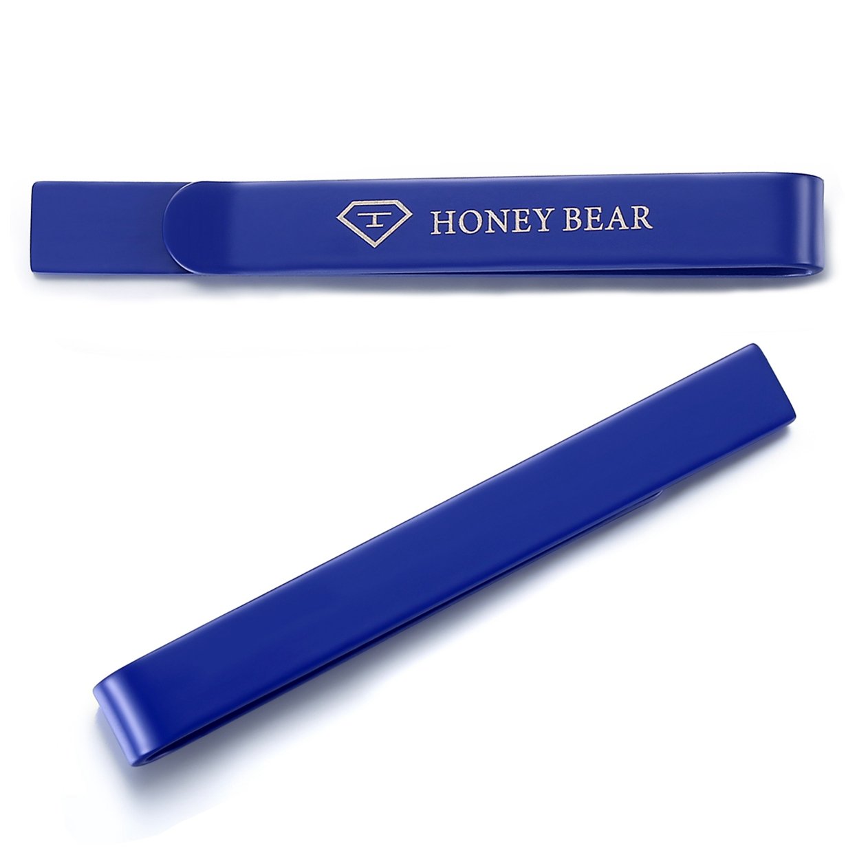 HONEY BEAR 2.12inch Mens Tie Clip Bar - Normal Size for Business Wedding Gift,5.4cm