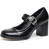 VenusCelia Women's Mary Jane Pump Heeled Shoe