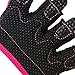 Contraband Pink Label 5537 Womens Micro Weight Lifting Gloves w/Grip-Lock Silicone Padding (Pair) - Minimalist Half Gloves - Apple Watch Friendly (Pink, Medium)