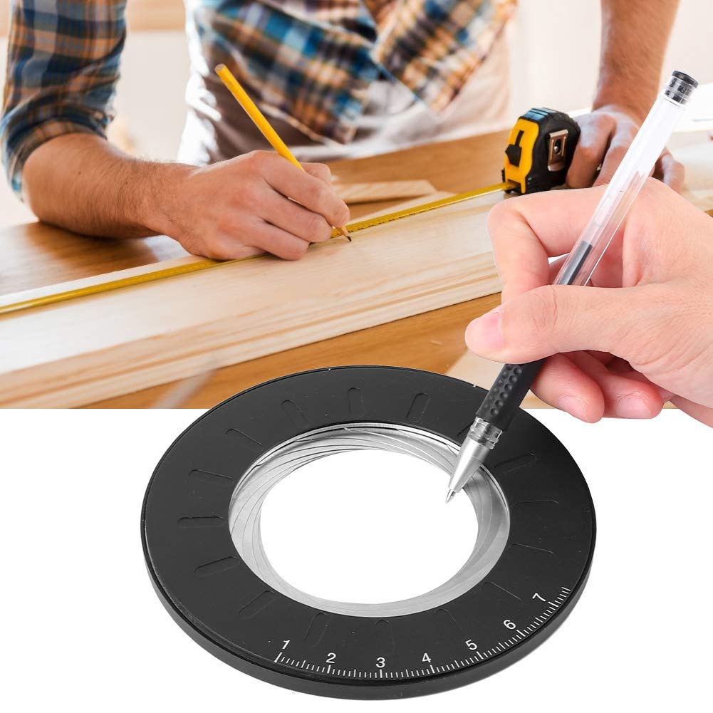 Circle Drawing Maker Tool Measuring Ruler Round Circle Template Ruler Maker Tool Adjustable Measurement for Woodworking Drafting Drawing