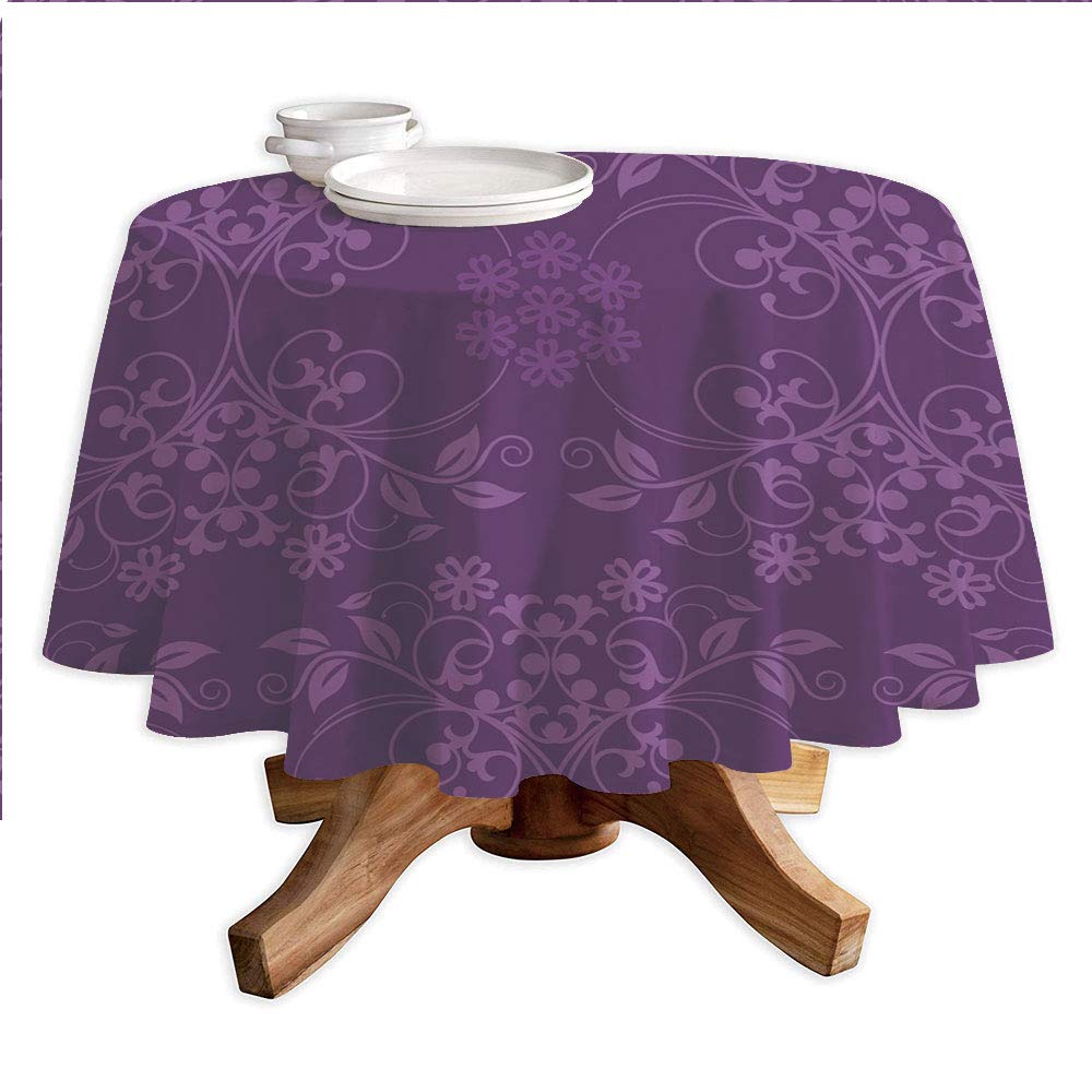 Best Purple And Teal Flowers Arrangement For Dining Table