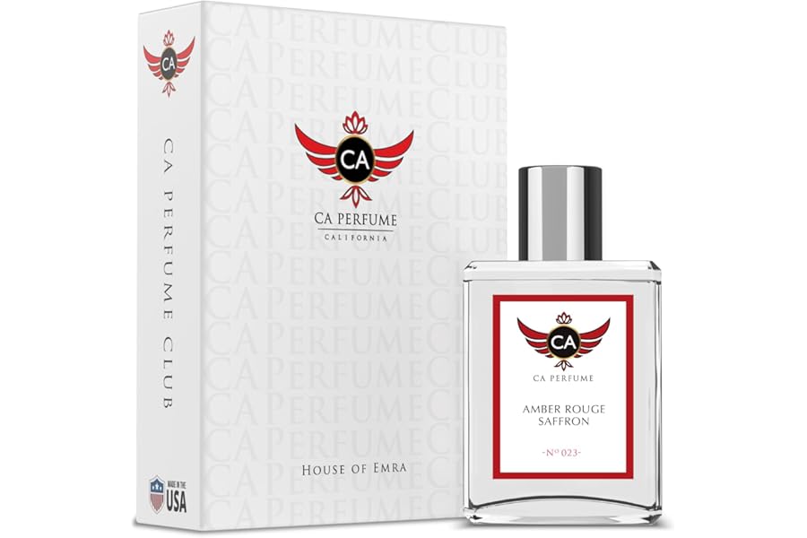 CA Perfume Impression of Amber Rouge Saffron for Women and Men Long Lasting Unisex Fragrance Eau De Parfum 1.7 Fl Oz 50ml