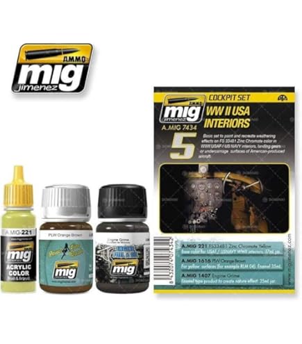 Amazon.com: Mig Jimenez AMMO ATOM Tools colors Set, 6 x 20ml