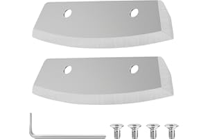 LukeTarp 41286 Ice Fishing Auger Blades (8 Inches), Compatible with Ion Ice Fishing, Suitable for Alpha and Alpha Plus Series