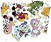 Tervis Disney - Classic Characters Tumbler with Wrap and Black with Gray Lid 24oz Water Bottle, Clear