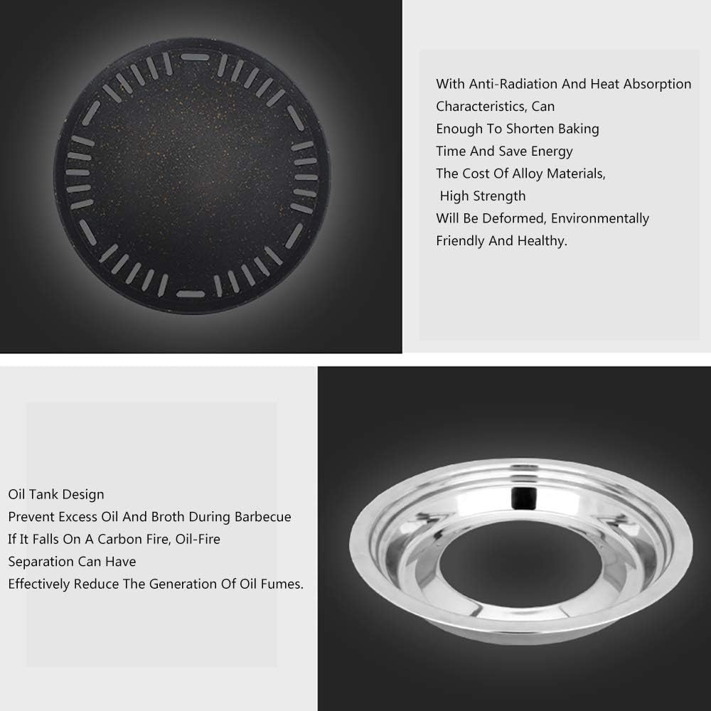 review DUX-ZW Portable Baking Tray,Save Space,Convenient Storage,Safe And Secure,Can Be Heated Even Without Oil Smoke,Humanized Design,Suitable For Home Kitchen And Outdoor Barbecue ,Automatic Adjustment