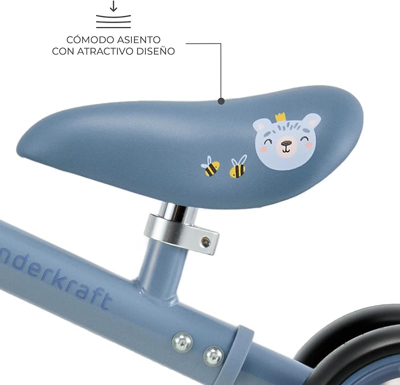 Cutie Flash Bicicleta de aprendizagem para crianças, sem pedais, rodas com luzes LED, design moderno, construção segura, para crianças a partir de 1 ano
