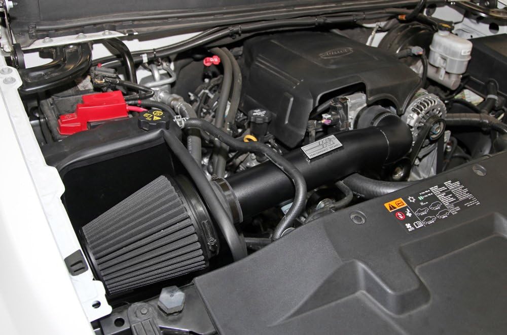 K&N Cold Air Intake Kit: High Performance, Guaranteed to Increase Horsepower: 2009-2014 Chevy/GMC/Cadillac (Silverado 1500, Suburban, Tahoe, Avalanche, Sierra 1500, Yukon, Escalade) 71-3070: Automotive