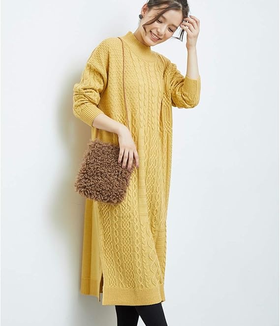 Amazon ロペピクニック Rope Picnic ケーブルニットワンピース イエロー 80 38 ワンピース チュニック 通販 Amazon ロペピクニック Rope Picnic ケーブルニットワンピース イエロー 80 38 ワンピース チュニック 通販