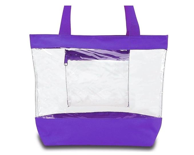 purple tote bag