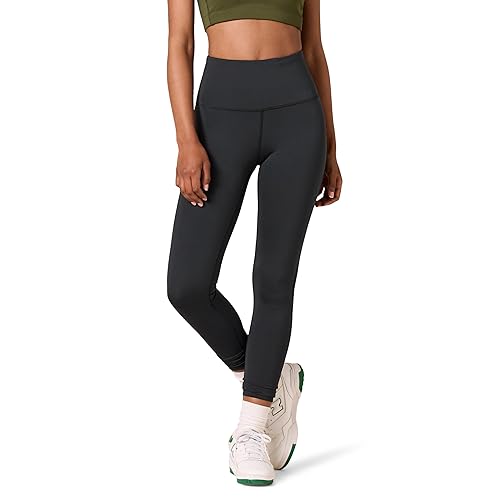 Amazon Essentials Workout Leggings for Women, High-Rise Active Sculpt Athleisure, Available in Plus Size, Black, Small