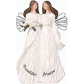 MIZZEO Sister Figurine, Friendship Gifts for Best Friends Women, You're The Sister I Got to Choose, Best Friend Birthday Gifts for Women-Red