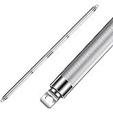 Blulu Double Swivel Straight Bar Cable Attachment 42" LAT Pulldown Bar | Double Hook for Dual-stack Functional Trainers, Knurled Grip Handle, 220lbs Capacity